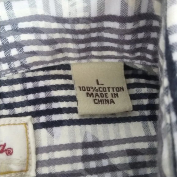 Tommy Bahama Long Sleeve Tropical Shirt Button Up Large Business Casual Beach - Picture 8 of 8